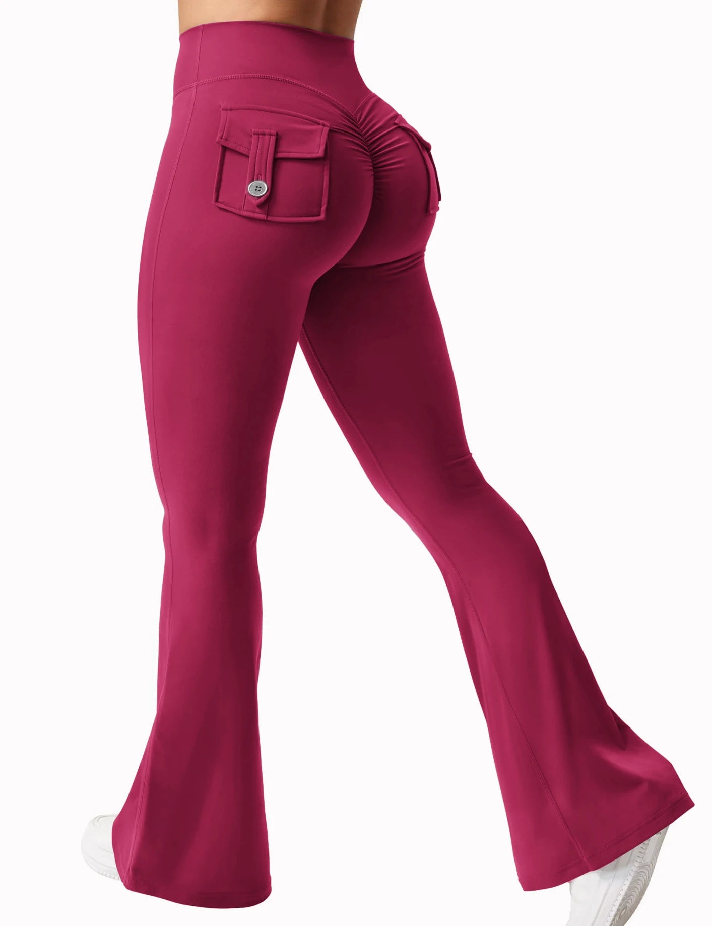 Yoga Leggings Naked Feeling Compression Fitness Workwear with pockets 