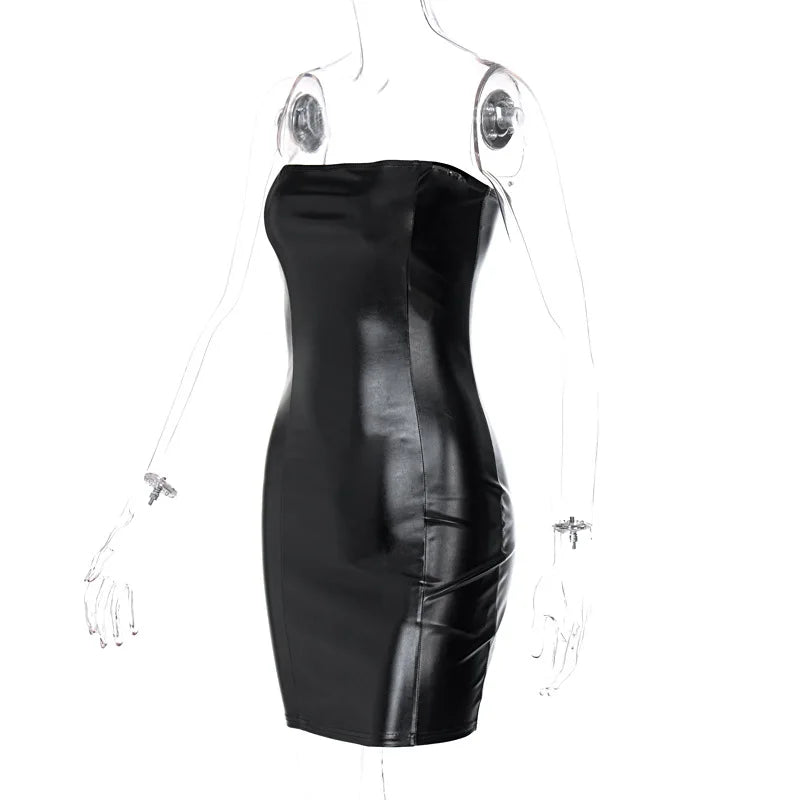 Women Summer Black Mini Dress Sundress Female Clothing