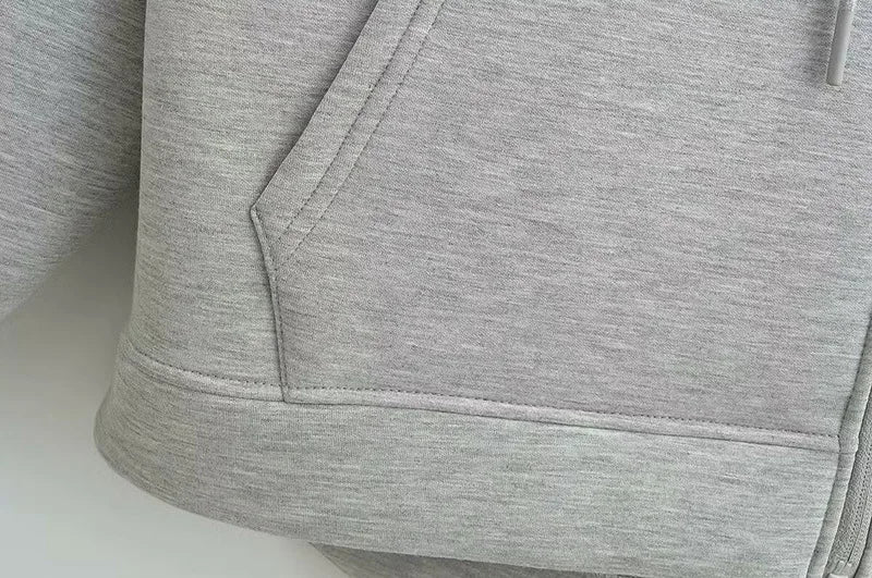 Jacket with hood long sleeve