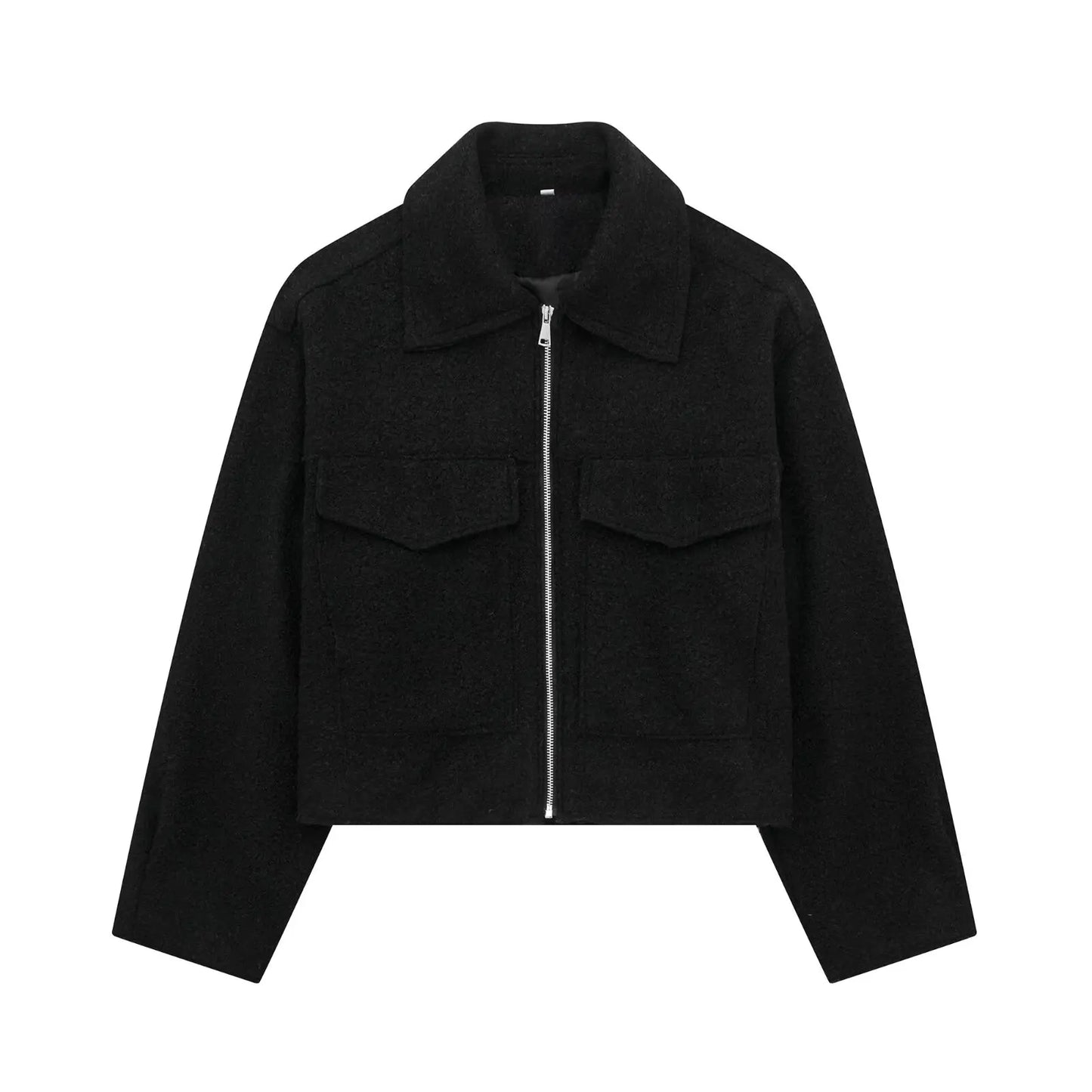 Jackets Vintage Lapel Neck Long Sleeves Female Outfits