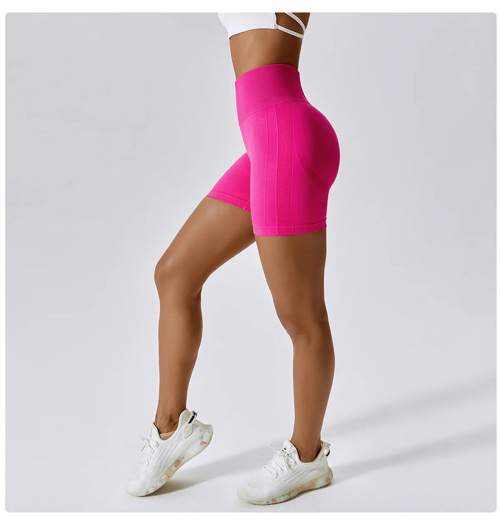 Women Shorts Seamless Sports Shorts For Women Cycling Jogging Fitness