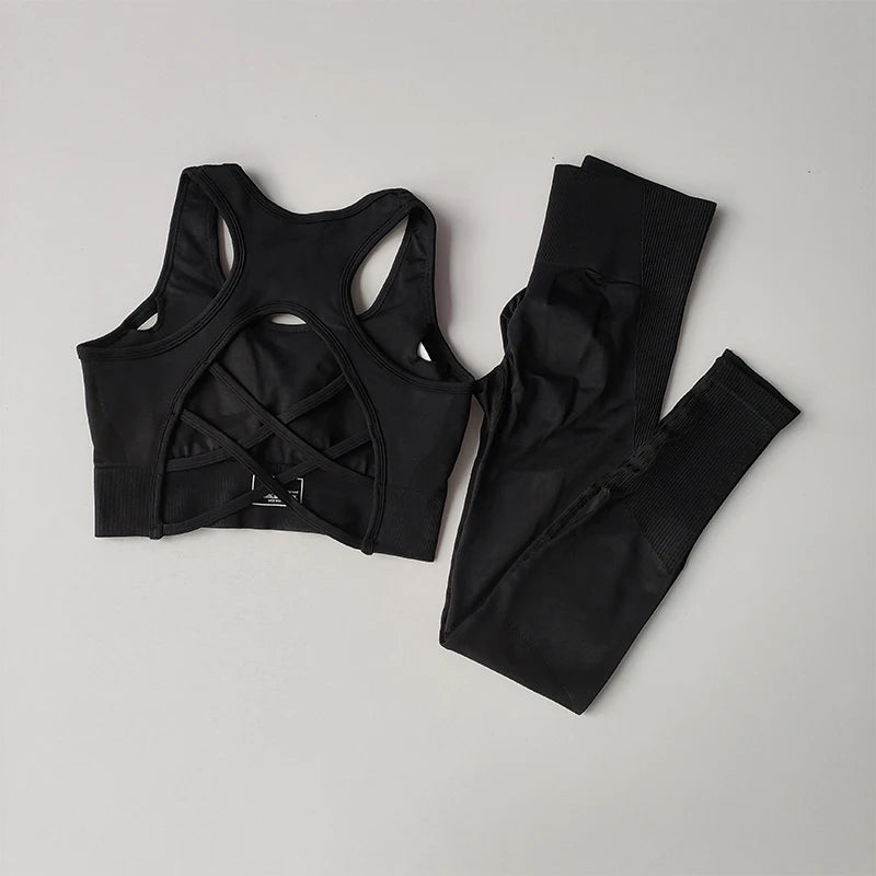 Sports Bra Women's Set Professional Fitness