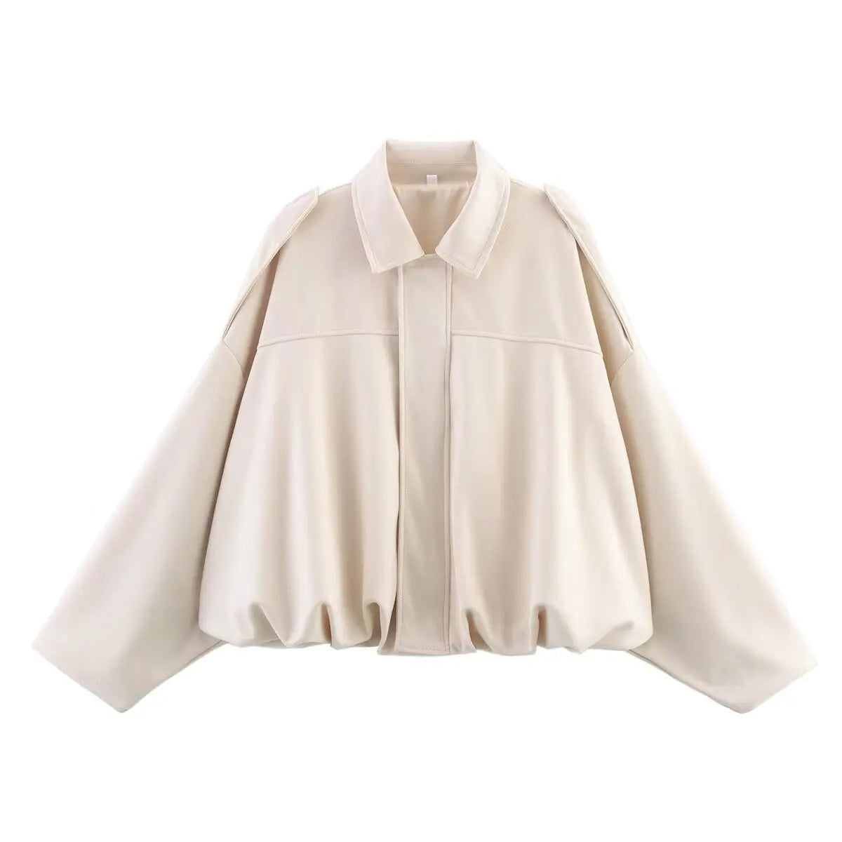 Women Suede Bomber Jacket Spring Long Sleeve