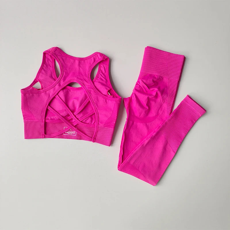 Sports Bra Women's Set Professional Fitness