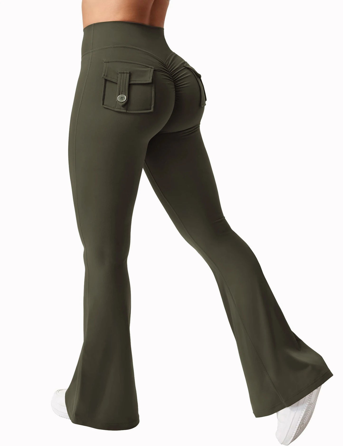Yoga Leggings Naked Feeling Compression Fitness Workwear with pockets ﻿