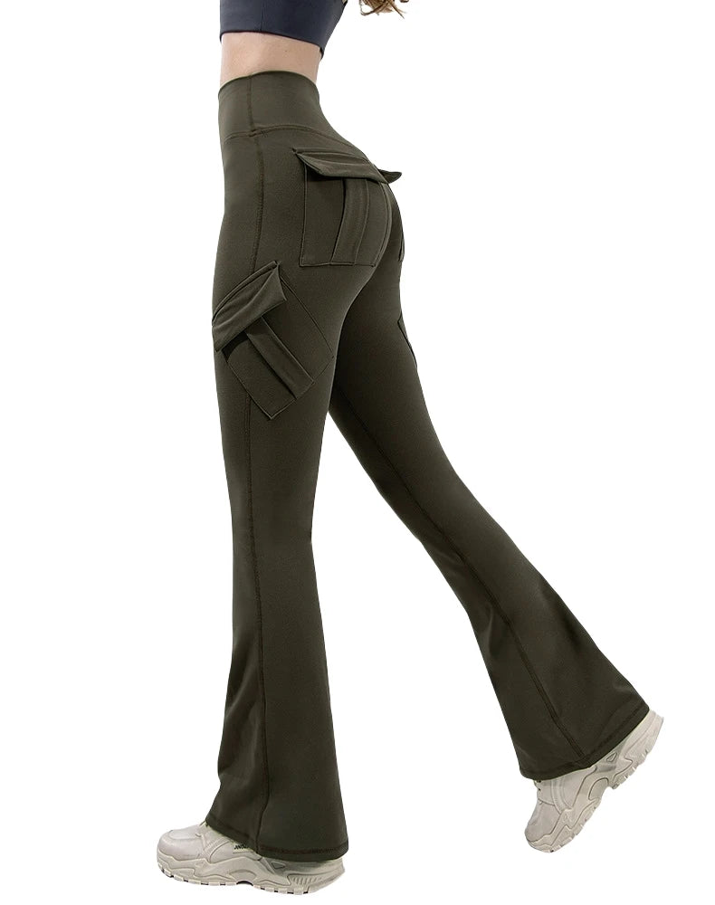 Yoga Leggings Naked Feeling Compression Fitness Workwear with pockets ﻿