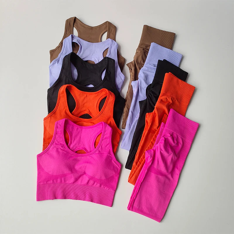 Sports Bra Women's Set Professional Fitness