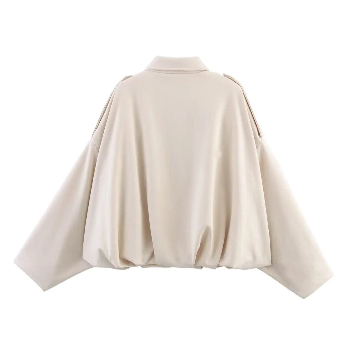 Women Suede Bomber Jacket Spring Long Sleeve