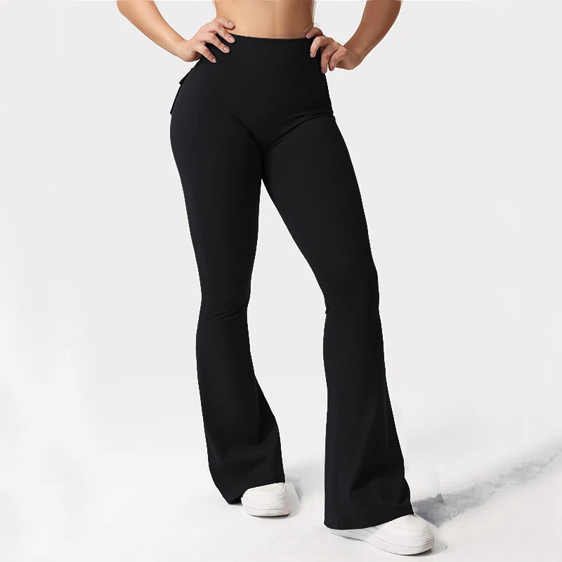 Yoga Leggings Naked Feeling Compression Fitness Workwear with pockets ﻿