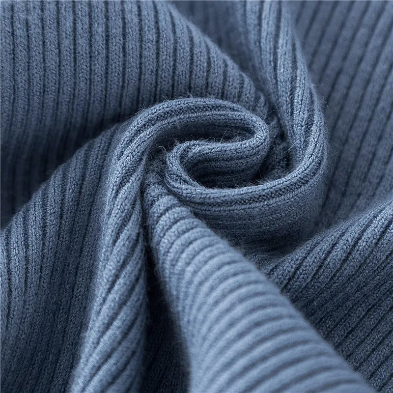 Turtleneck Sweater Knitted Soft Pullovers Cashmere Jumpers Basic