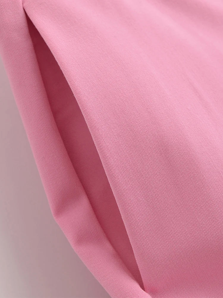 Women Summer Pant Suits Casual Solid Blazers Coats and Trousers Female