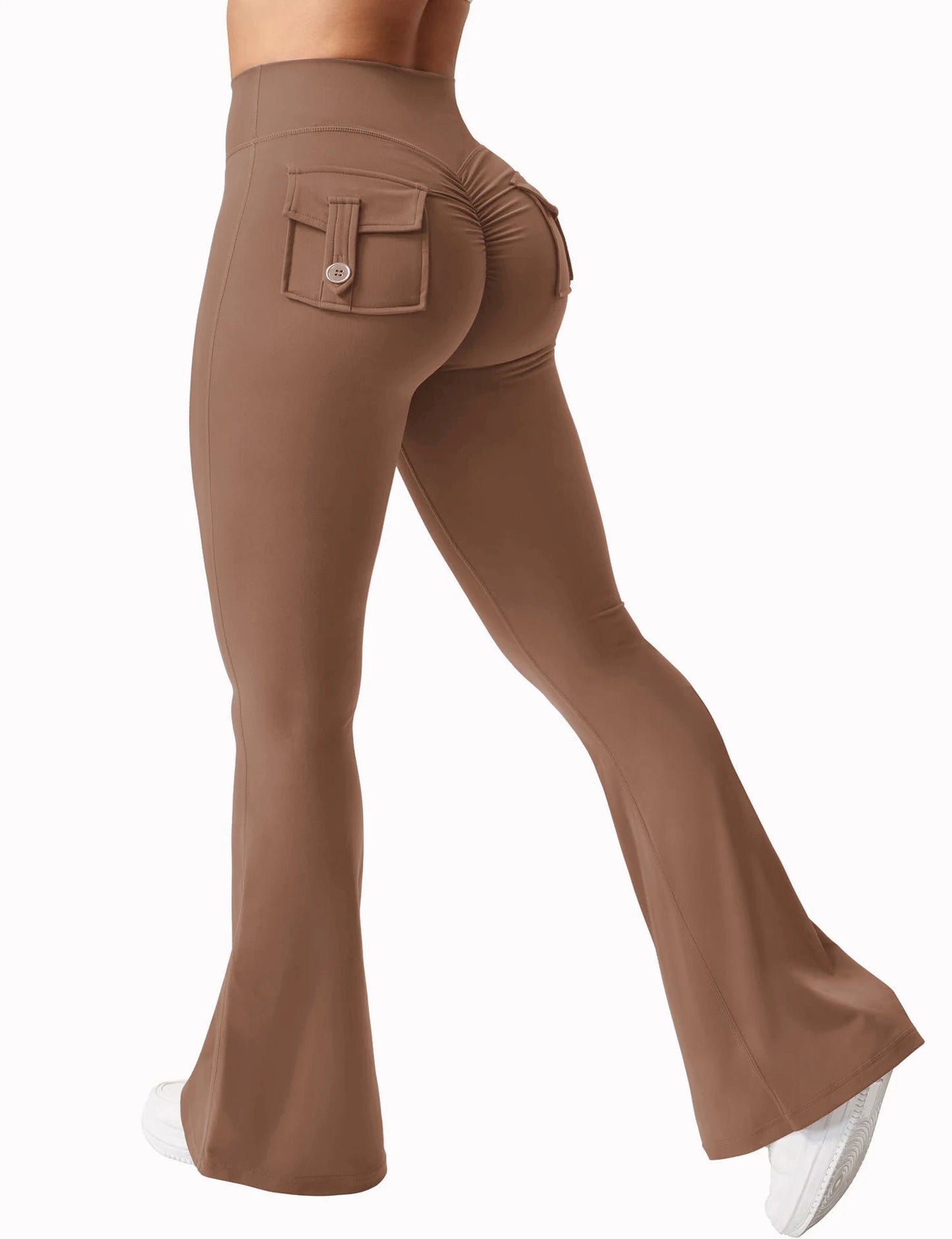 Yoga Leggings Naked Feeling Compression Fitness Workwear with pockets ﻿