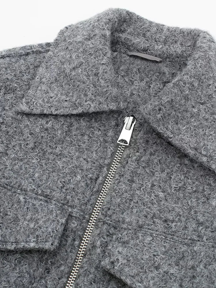 Jackets Vintage Lapel Neck Long Sleeves Female Outfits
