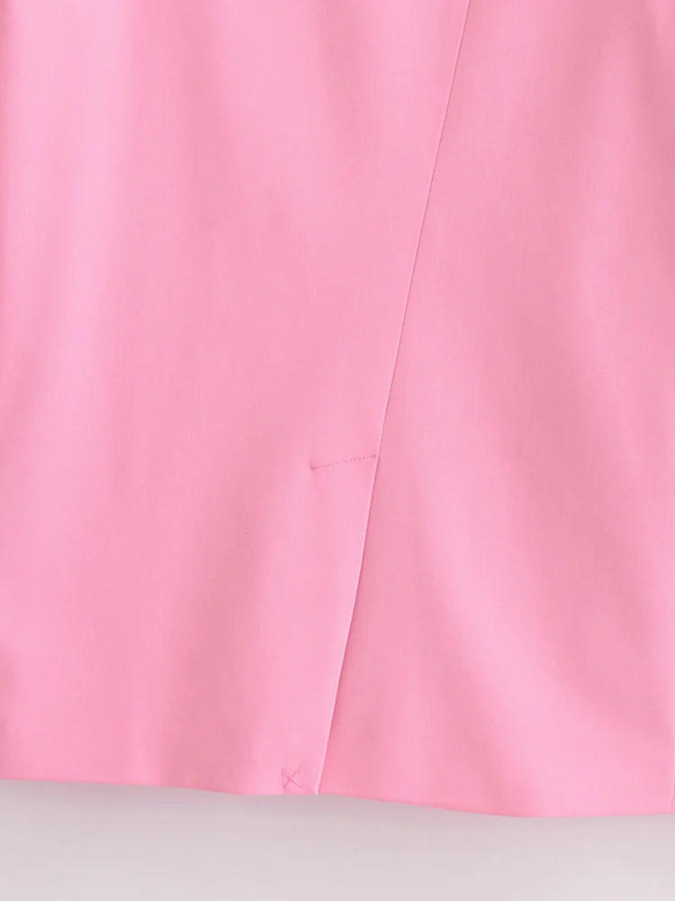 Women Summer Pant Suits Casual Solid Blazers Coats and Trousers Female